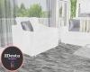 custom grey  fur rug