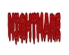 NIGHTMARE-SIGN RED