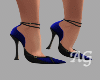 Black-Blue Heels