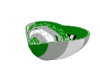 GrayRomantic Wall Heart