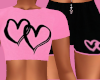 Pink Hearts Set