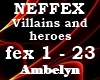 Villains and heroes 3W4