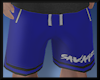 Sport Long Shorts-Blue