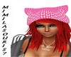 Bonnet Pink Red Hair