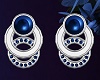 Silver&Blue Earrings