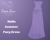 Malia Summer Purp Dress