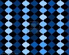 K Blue Checker Chair