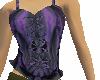 black purple corset top
