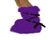Purple Fur Boots