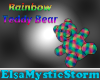 Royal Rainbow Teddy Bear