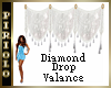 Diamond Drop Valance