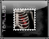 Skeleton Heart Stamp