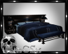 CS Blue Velvet Bed
