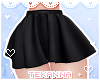 [T] Flowy skirt Black