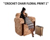 Crochet Chair Floral #1