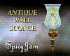 Antique Wall Sconce Blue