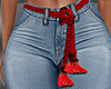 Pants+Red Belt