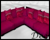 Hot Pink Sectional