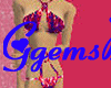 ~GgB~Firey Lilacs Bikini