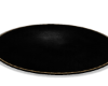 Round Black Rug