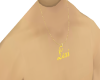 Gold Name neck chain