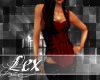 LEX Corsage ROSE red