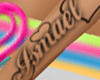ISMAEL arm tattoo L