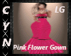 LG Pink Flower Gown