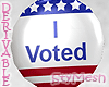I Voted Pin m/f
