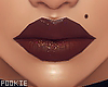 My Brown Glitter Lips