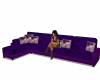 Purple Corner Couch