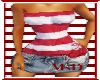 *MSD* RED JEAN SKIRT FIT