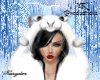 Cat Fur Hood White[YK]