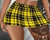 Sexy Yellow Skirt&Tatto
