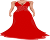 Pretty red ballgown gown