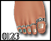 *0123* Foot nail & Rings