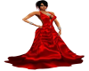 gown de lux red velvet