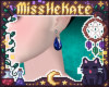 Earrings sapphire V1