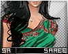 [SA] Green Silk Saree