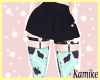 [K] Retro Minty Skirt