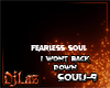 I WONT BACK DOWN