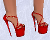 Red Strap Heels