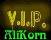 VIP Yellow Blink Neon