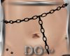 DO~ Black Waist Chain