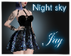 Night sky dress