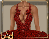 Red Rose Glitter Gown
