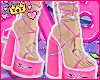 heels pink dolle