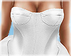 corset dress in white L