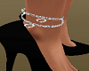 Double Hearts Anklets