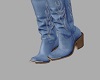 denim　western　boots